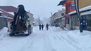 Bingöl’de Yeni Yılın Birinci Karı Yağdı