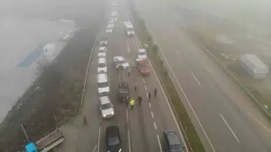 Çanakkale’de Sis Zincirleme Faciaya Yol Açıyordu...