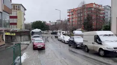 Çerkezköy Beyaz Örtüyle Kaplandı