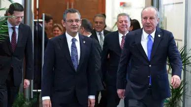CHP Başkanı Özel, Memleket Partisi Genel Lideri İnce ile Bir Ortaya Geldi