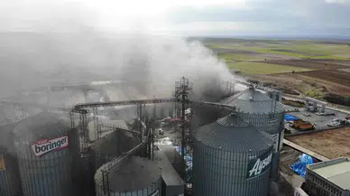 Edirne’de Sıvı Yağ Fabrikasında Yangın