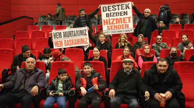 Elazığ Merkezin Tek Bayan Muhtarı Öncü Oldu, Mahalle Sakinleri Sinemada Buluştu