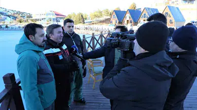 Ergan Kayak Merkezi Kayak Severlerle Dolup Taşıyor