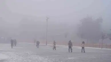 Erzurum Sis Altında