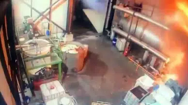 Fabrikadaki Yağ Kazanı Bomba Üzere Patladı