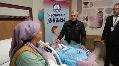 Gaziantep’te Yeni Yılın Birinci Bebeği Dünyaya Gözlerini Açtı