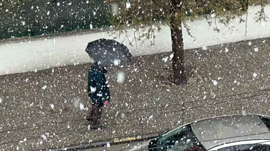 Gaziantep’te Yılın Birinci Kar Yağışı