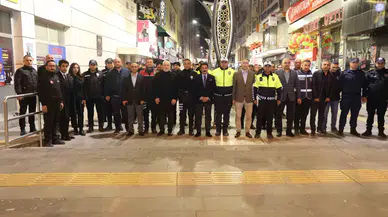 İskenderun’da Polisler Yeni Yıla İş Başında Girdi