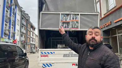 Kamyonete Yüklediği Doğal Gaz Borusu Bir Araca Ziyan Veren Şoför Bir Şey Olmamış Üzere Yoluna Devam Etti