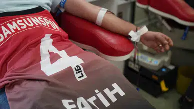 Kan Bağışlayan Taraftarlara Samsunspor Forması ve Maç Bileti İkram Edildi