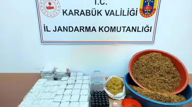 Karabük’te 8 Bin 700 Makaron ile 6 Bin 600 Gram Tütün Ele Geçirildi