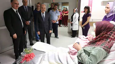 Konya’da 2024’ün Birinci Bebeği Amine Bebek Oldu
