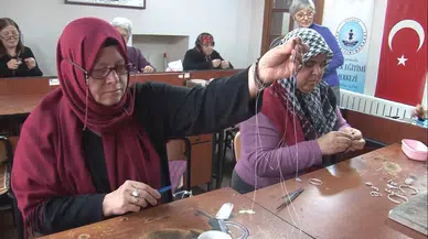 Kütahya’da Bayanlar Telkari Sanatı Öğreniyor