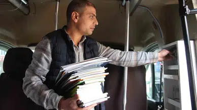 Kütüphaneli Minibüse Kitap Takviyesi