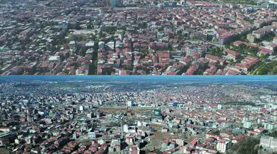 Malatya’da Zelzele Öncesi ve Sonrası Çekilen Manzaralar Yıkımın Boyutunu Gözler Önüne Serdi