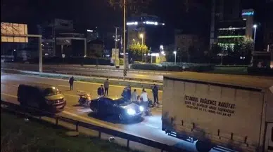 Maltepe’de Motosiklet Kazası: 1 Yaralı