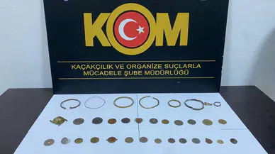 Mersin’de Tarihi Eser Operasyonu: Bir Çok Nesne Ele Geçirildi