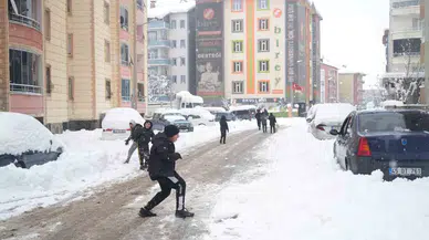Muş’ta Kar Yağışı Hayatı Olumsuz Etkiledi