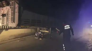 Osmaniye’de Mısır Taşıyan Tır Alev Alev Yandı