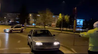 (Özel) Polisi Gören Geri Vitese Taktı, Ne Uygulamadan Ne de Cezadan Kaçabildi