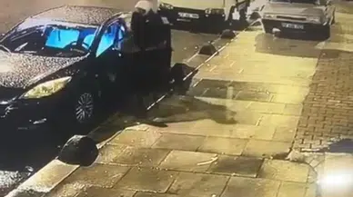 Park Halindeki Aracı ‘Kopya Anahtar’ Formülüyle Çalan Hırsız Kamerada