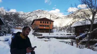 Sakin Kent Şavşat’tan Kartpostallık Kar Görüntüleri