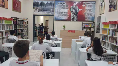 Silah Arkadaşları Şehit İsmine Kütüphane Kurdu