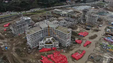 Trabzon Kent Hastanesi’nin İnşaatı Yükseliyor