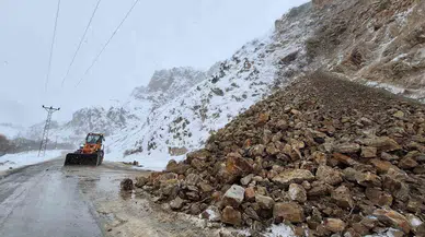 Tunceli’de Heyelan