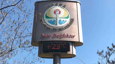 Adana’da Termometreler 23 Dereceyi Gösterdi