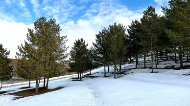 Ağrı’da Kartpostallık Kar Görünümleri