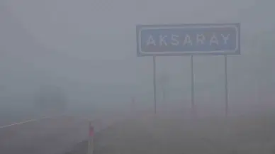 Aksaray’da Sis Nedeniyle Görüş Arası 10 Metreye Kadar Düştü