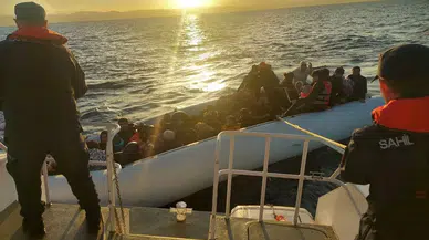 Ayvalık’ta Kıyı Güvenlik’ten Sistemsiz Göçmen Operasyonu