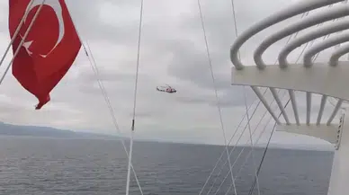 Batan Geminin Kayıp Mürettebatını Arama Çalışmaları Havadan Görüntülendi