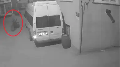 Bisikletli Hırsız Kamerada...düşe Kalka 3. Kattaki Montu Çaldı, Bu türlü Kaçtı