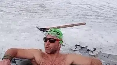 Burası Rusya Değil Buz Tutan Çıldır Gölü