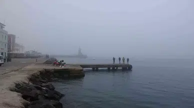Çanakkale’de Sis Tesirli Olmaya Devam Ediyor