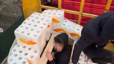 Diyarbakır’da Kağıt Havluların Ortasından Kaçak Göçmen Çıktı