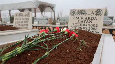 Diyarbakır’da Sarsıntıda Hayatını Kaybedenlerin Mezarlarına Karanfil Bırakıldı