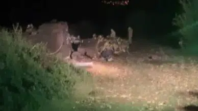 Düşen Helikopterin Enkazından Birinci Manzaralar