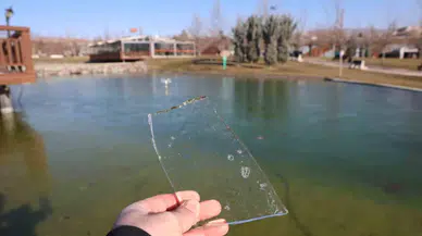Elazığ Buz Kesti, Süs Havuzları Dondu