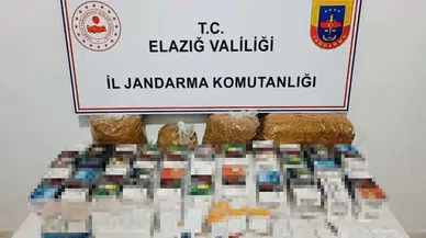 Elazığ’da Kaçak Tütün ve Makaron Ele Geçirildi