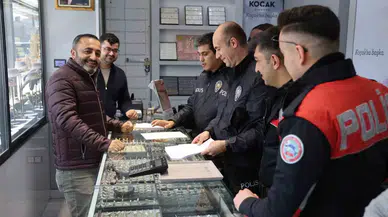 Emniyet Üniteleri Kuyumcularda Dolandırıcılık Bilgilendirmesi Yaptı