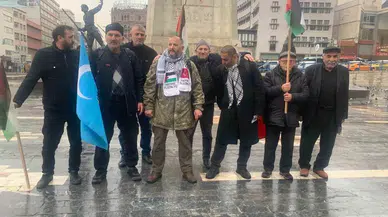 Filistin’e Takviye İçin İstanbul’dan Ankara’ya Yürüdüler