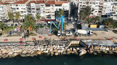 Gemlik’te Kıyı Muhafaza Çalışmaları Süratle Sürüyor