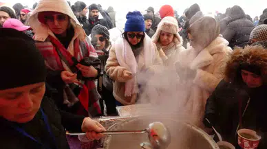 Giresun’da “Kar Festivali” Renkli Manzaralar Oluşturdu