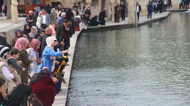 Güneşli Havayı Fırsat Bilenler Balıklıgöl’e Akın Etti
