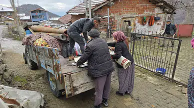 Heyelanda Meskenlerini Terk Eden Vatandaşlara Yardım Eli Uzandı