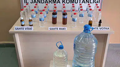 Jandarma’dan Uydurma İçki Üretimi Yapılan Konuta Baskın