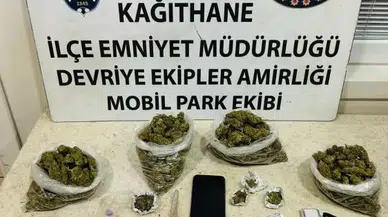 Kağıthane’de Şüphelinin Üzerinden Uyuşturucu Çıktı, Torbacı Kıskıvrak Yakalandı